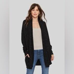 40- ARITZIA TALULA Speckle hooded Cardigan 20% Wool